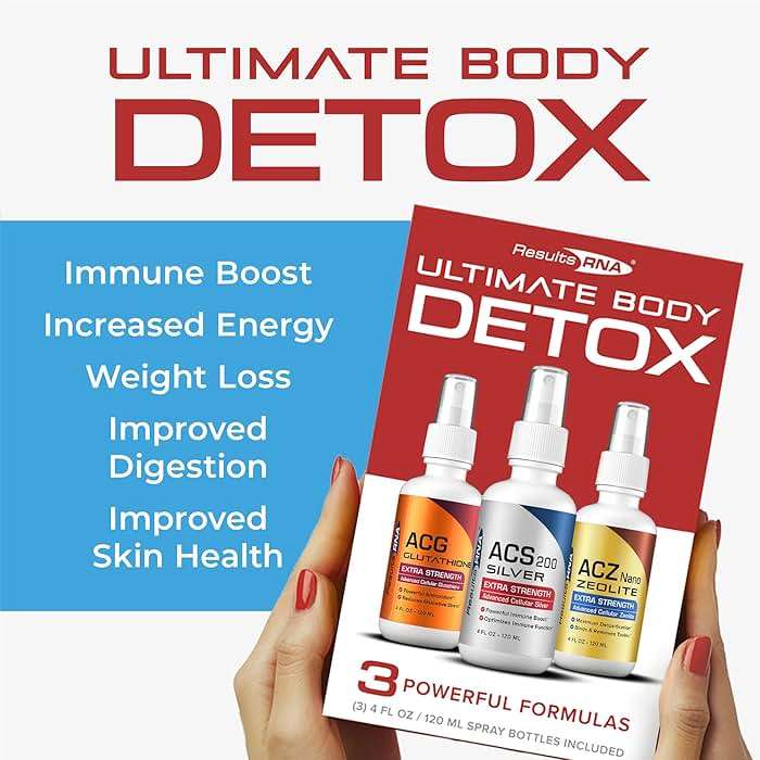 Results RNA – Ultimate Body Detox Extra Strength System – ACS 200 Silver/ACZ Nano Zeolite/ACG Glutathione are Clinically (2 oz - 30 Servings - 2,000mg) - Image 4