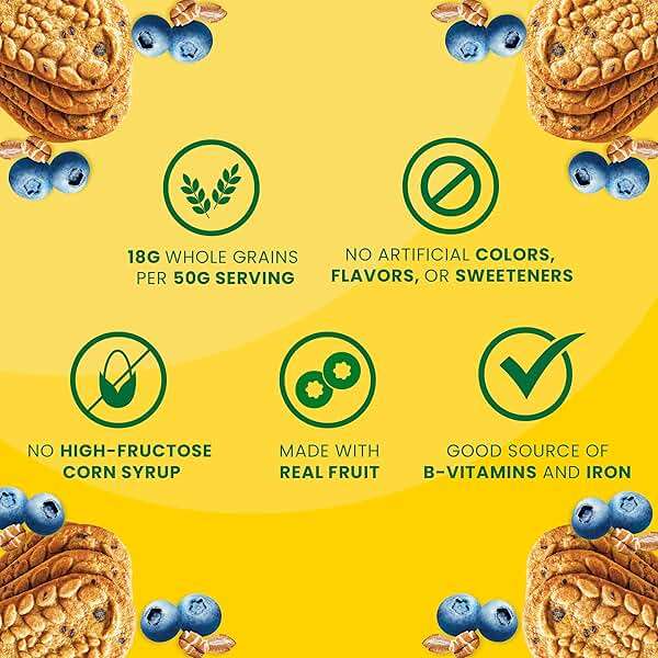 belVita Breakfast Bars Biscuits, Blueberry, Value Pack, 12 Packs (4 Biscuits Per Pack) - Image 5