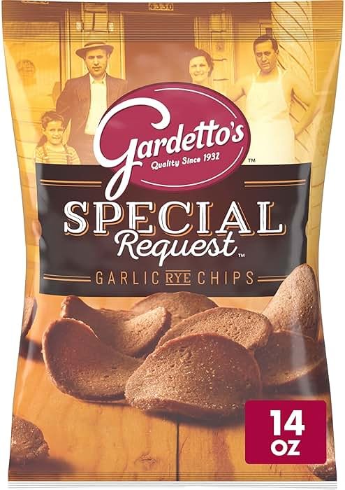 Gardetto's Special Request Garlic Rye Chips, Snack Bag, 14 oz - Product Image