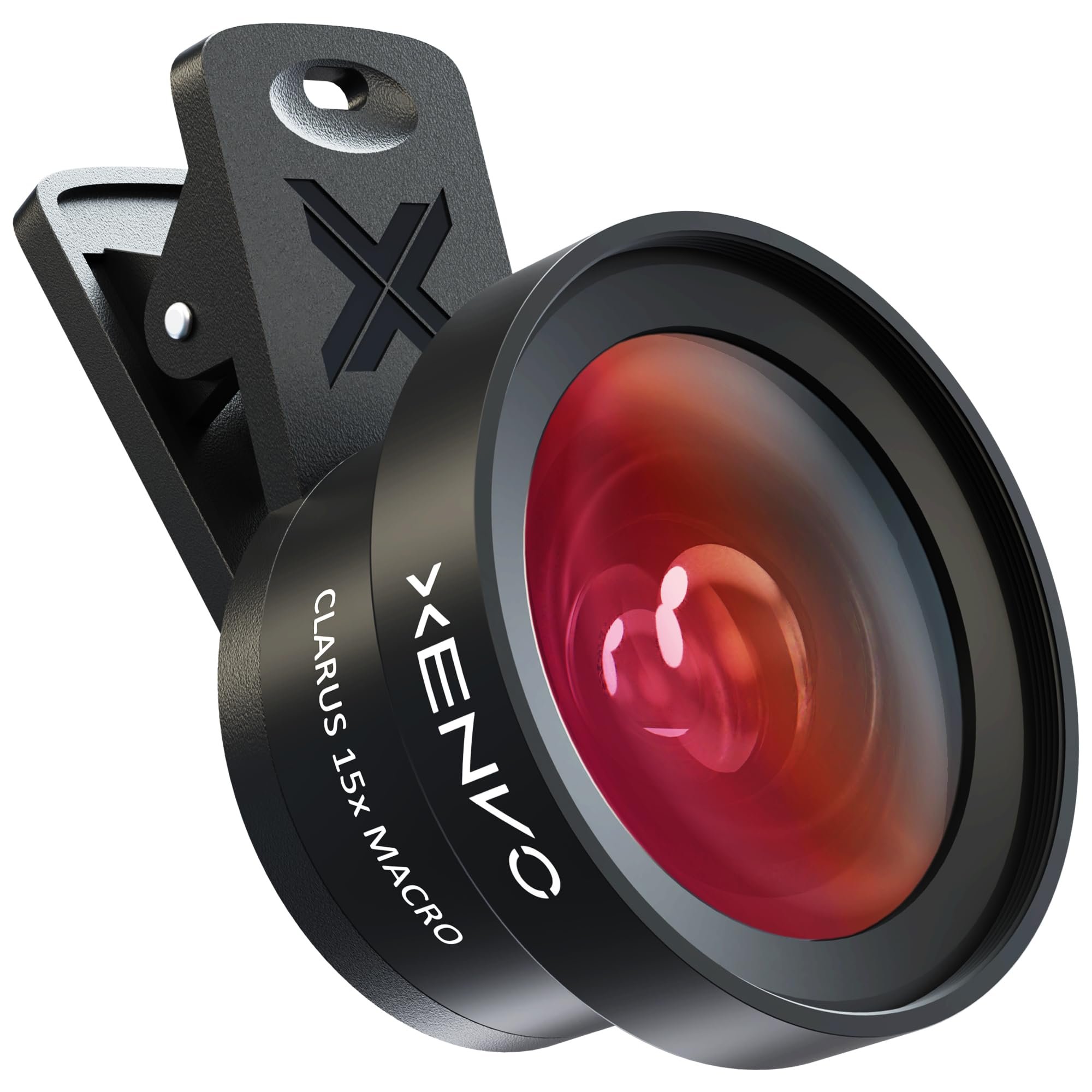 Xenvo Pro Lens Kit for iPhone and Android, Macro and Wide Angle Lens with LED Light and Travel Case Black - Product Image