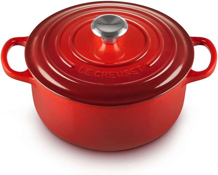 Le Creuset Enameled Cast Iron Signature Cookware Set, 5 pc, Cerise - Image 3