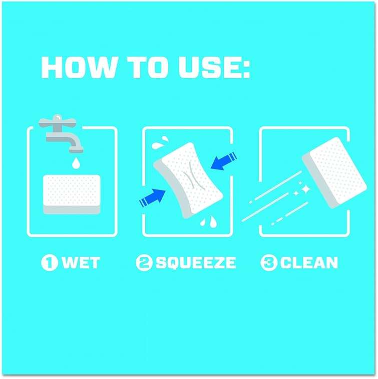 Mr. Clean 82038CT Magic Eraser Extra Durable, 4 3/5" x 2 2/5", 4/Box (Case of 8 Boxes) - Image 6