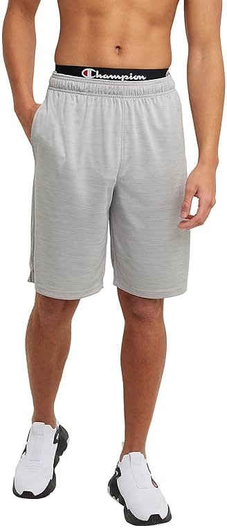 Champion Men's Sport Shorts, Standard Fit, 10 Inch Inseam, Lightweight Fabric, Moisture-Wicking - Product Image