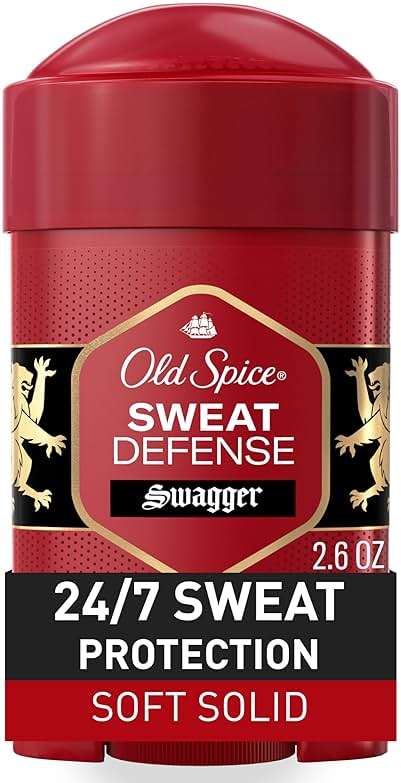 Old Spice Sweat Defense Antiperspirant & Deodorant for Men, 24/7 Ultimate Sweat Protection, Long Lasting Scent, Soft Solid, Swagger with Cedarwood Scent, 2.6 oz - Image 1