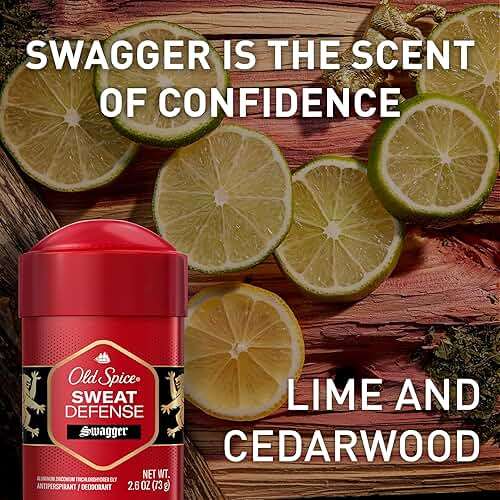 Old Spice Sweat Defense Antiperspirant & Deodorant for Men, 24/7 Ultimate Sweat Protection, Long Lasting Scent, Soft Solid, Swagger with Cedarwood Scent, 2.6 oz - Image 7