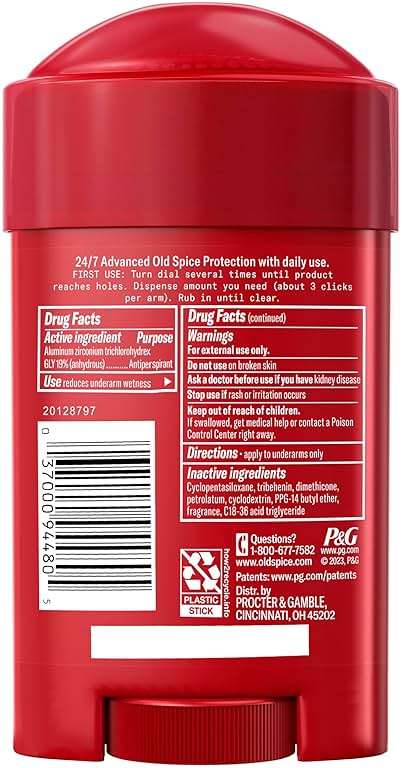 Old Spice Sweat Defense Antiperspirant & Deodorant for Men, 24/7 Ultimate Sweat Protection, Long Lasting Scent, Soft Solid, Swagger with Cedarwood Scent, 2.6 oz - Image 8
