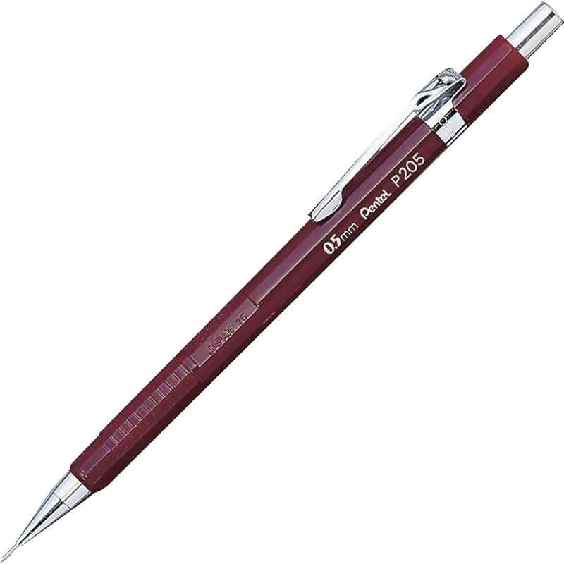 Value Pack of 3 Pentel Sharp Automatic Pencil, 0.5mm, Black, Burgundy, Green Barrels, 3 Pack (P205) by Pentel - Image 4
