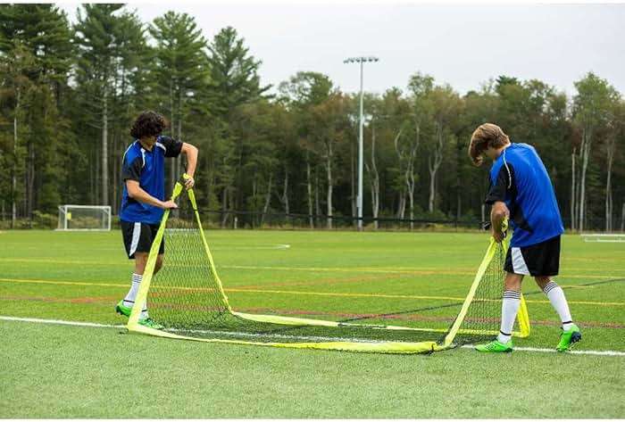Franklin Sports Blackhawk Backyard Soccer Goal - Portable Pop Up Soccer Nets - Youth + Adult Folding Indoor + Outdoor Goals - Multiple Sizes + Colors - Perfect for Games + Practice - Image 4