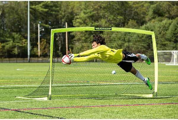 Franklin Sports Blackhawk Backyard Soccer Goal - Portable Pop Up Soccer Nets - Youth + Adult Folding Indoor + Outdoor Goals - Multiple Sizes + Colors - Perfect for Games + Practice - Image 6