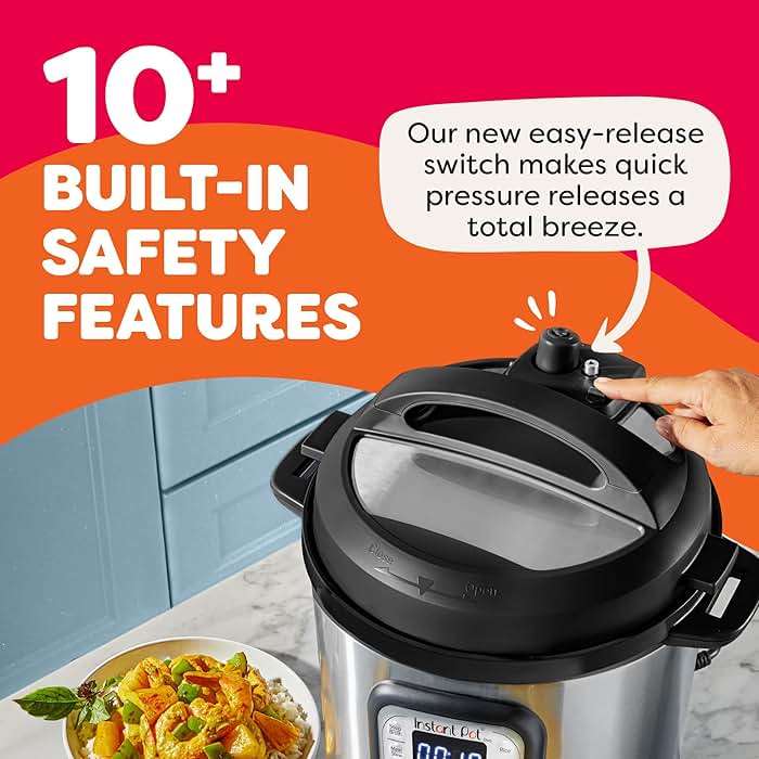Instant Pot Duo 7-in-1 Electric Pressure Cooker, Slow Cooker, Rice Cooker, Steamer, Sauté, Yogurt Maker, Warmer & Sterilizer, Includes App with Over 800 Recipes, Stainless Steel, 8 Quart - Image 4