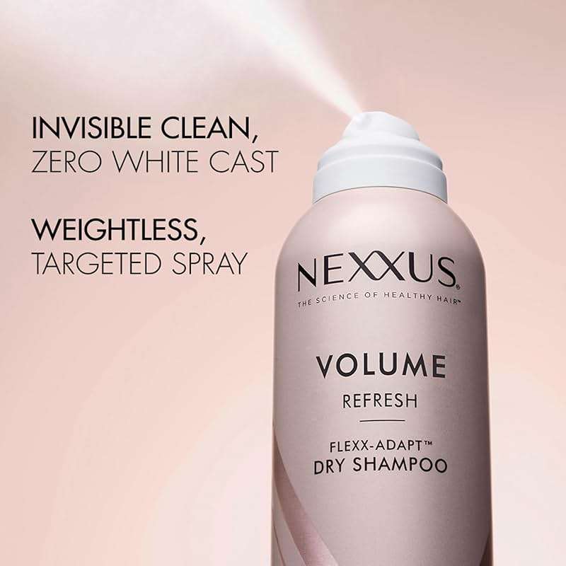 Nexxus Styling Refreshing for Hair Volume Volume Refresh Dry Shampoo Powered by FLEXX-ADAPT™ Technology and Infused with a Protein Complex 5 oz - Image 5