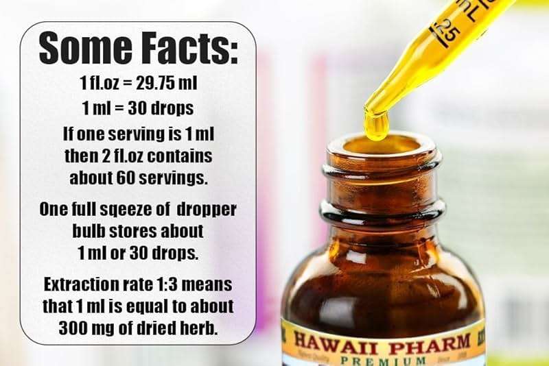 Red Sage Alcohol-Free Liquid Extract, Organic Red Sage (Salvia Miltiorrhiza) Dried Root Glycerite Natural Herbal Supplement, Hawaii Pharm, USA 2 fl.oz - Image 3