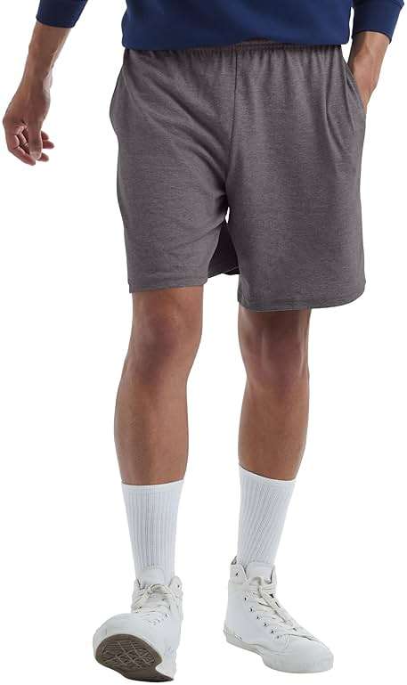 Hanes Men's Jersey Pocket Short - Image 1