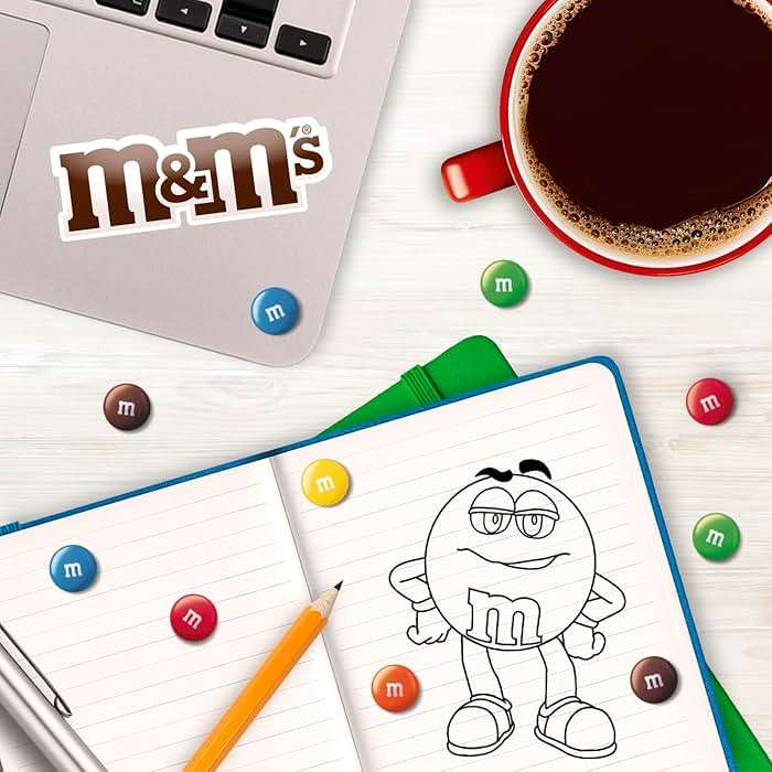 M&M'S Milk Chocolate Candy, Full Size, 1.69 oz Bag (Pack of 36) - Image 6