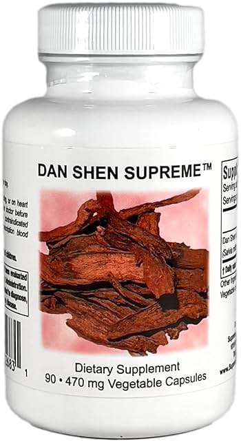 Supreme Nutrition Dan Shen Supreme, 90 Pure Red Sage Vegetarian Capsules - Image 1