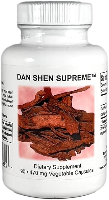 Supreme Nutrition Dan Shen Supreme, 90 Pure Red Sage Vegetarian Capsules - Product Image