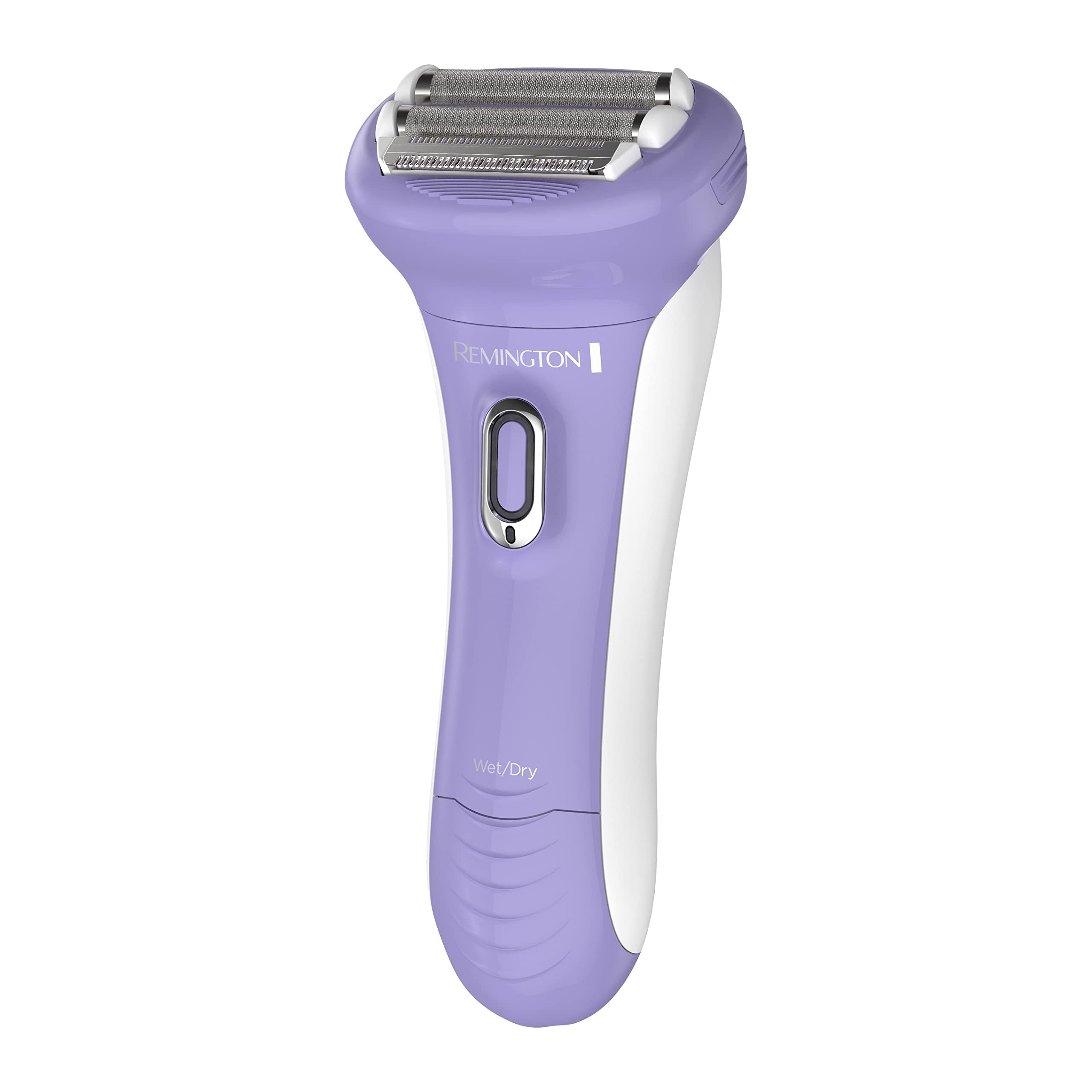 Remington Smooth & Silky Electric Shaver for Women, 4-Blade Smooth Glide Foil Shaver and Bikini Trimmer with Almond Oil Strip, Shave Wet or Dry - Product Image