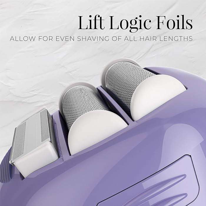 Remington Smooth & Silky Electric Shaver for Women, 4-Blade Smooth Glide Foil Shaver and Bikini Trimmer with Almond Oil Strip, Shave Wet or Dry - Image 5