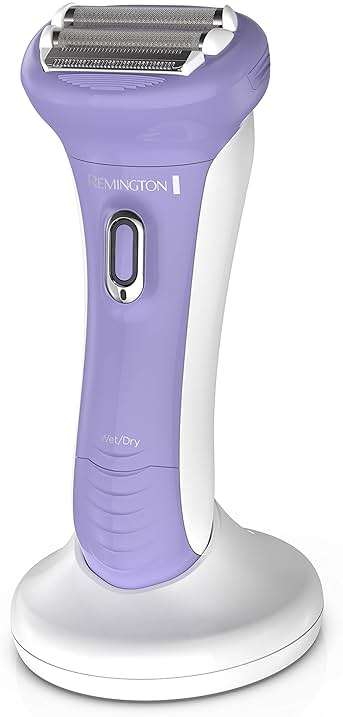 Remington Smooth & Silky Electric Shaver for Women, 4-Blade Smooth Glide Foil Shaver and Bikini Trimmer with Almond Oil Strip, Shave Wet or Dry - Image 9