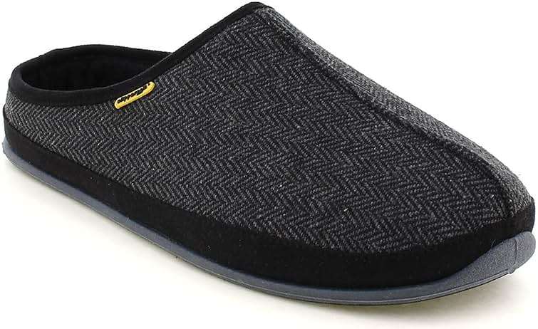 Deer Stags Slipperooz Wherever Adult Slippers, Black - Image 1