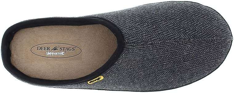 Deer Stags Slipperooz Wherever Adult Slippers, Black - Image 2