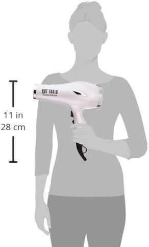 Hot Tools Pro Artist 2400 Turbo Ceramic Hair Dryer, Ionic Blow Dryer With 1875 Watt Fast Drying, Lightweight Design, 6 Heat Speed Settings, Cool Shot, Diffuser, Pik & Concentrator Attachments - Image 7