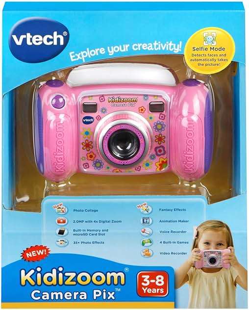 VTech KidiZoom Camera Pix, Pink - Image 8