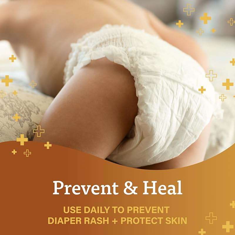 A+D Original Diaper Rash Ointment Prevents & Treats Diaper Rash, Moisturizing Skin Protectant with Vitamins A & D, Healing Skin Ointment for Dry and Cracked Skin 4oz - Image 5
