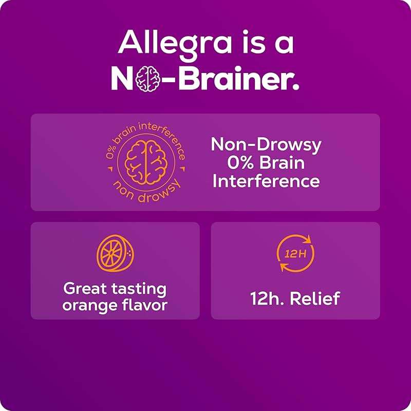 Allegra Children's 12-Hour Allergy Relief Orally Dissolving Tablets, Non-Drowsy Indoor and Outdoor Allergy Medicine, 30 mg Fexofenadine HCI Antihistamine for Kids, Orange Cream Flavor, 24-Count - Image 6