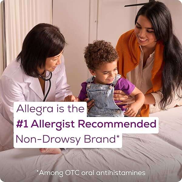 Allegra Children's 12-Hour Allergy Relief Orally Dissolving Tablets, Non-Drowsy Indoor and Outdoor Allergy Medicine, 30 mg Fexofenadine HCI Antihistamine for Kids, Orange Cream Flavor, 24-Count - Image 7