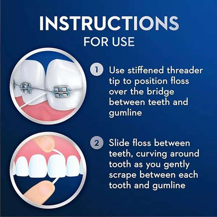Oral-B Glide Threader Floss, 30-Count (Pack of 6) - Image 5