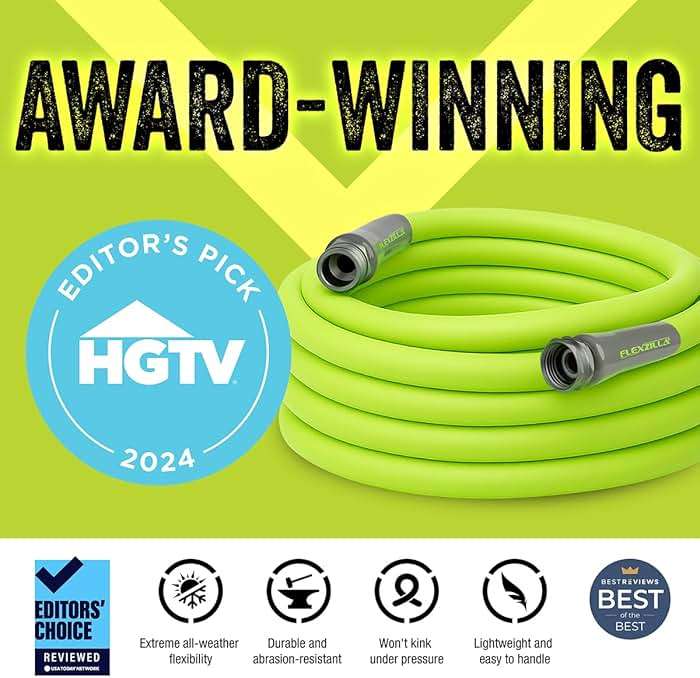 Flexzilla Garden Lead-in Hose 5/8 in. x 3 ft., Lightweight All-Weather Water Hose, Durable and Flexible, Leak-Free Connections - Image 3