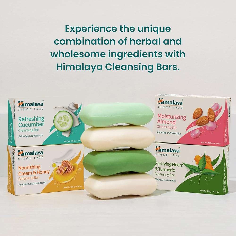 Himalaya Purifying Neem & Turmeric Cleansing Bar Soap, Neem Soap Bars for Face and Body, Turmeric Soap Bar,Face Soap Bar,Face Wash Bar,Bath Soaps,Body Soap Bars,Natural Soap,Soft and Clean Skin,6 Pack - Image 5