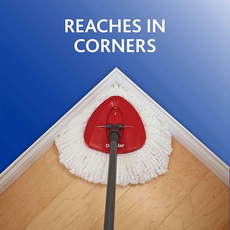 O-Cedar EasyWring Microfiber Spin Mop and Bucket Cleaning System - Image 6