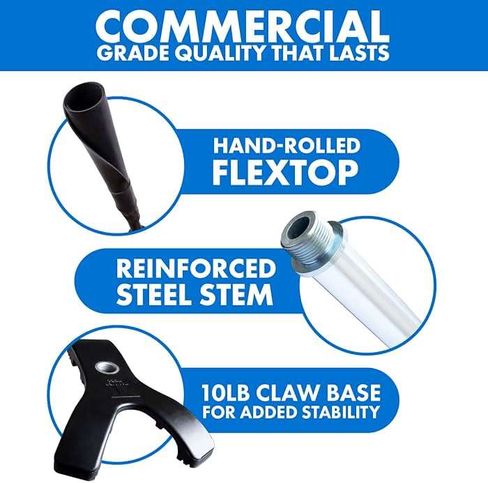Tanner Heavy Batting Tee | Ultra Durable Hitting Tee with Weighted “Claw” Base for Ultimate Stability on Uneven Surfaces | Adjusts from 26-43"| Baseball Softball Slow Pitch - Image 3