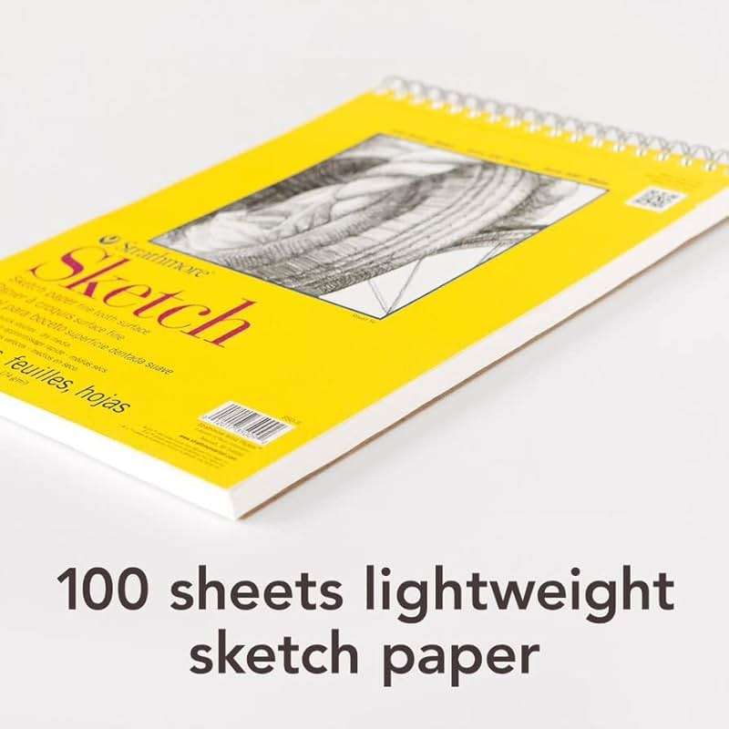 Strathmore 300 Series Sketch Pad, 5.5x8.5 inch, 100 Sheets, Side Wire - Artist Sketchbook for Drawing, Illustration, Art Class Students - Image 8