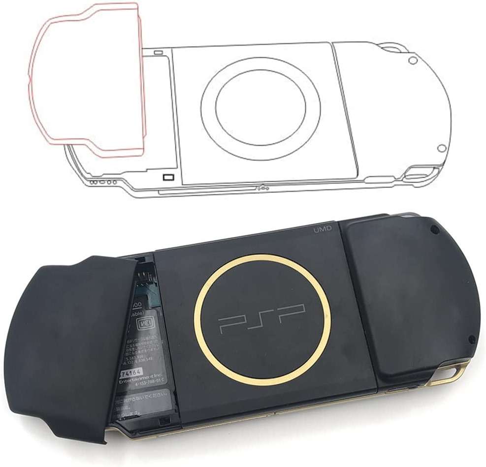 Battery Back Cover Door Case for PSP 2000 2001 3000 3001 Playstation Portable Repair Parts Replacement - Image 6