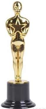 RIN (24) 6" Tall Award Trophies ~ Beautiful Oscar Type Trophies - Image 1