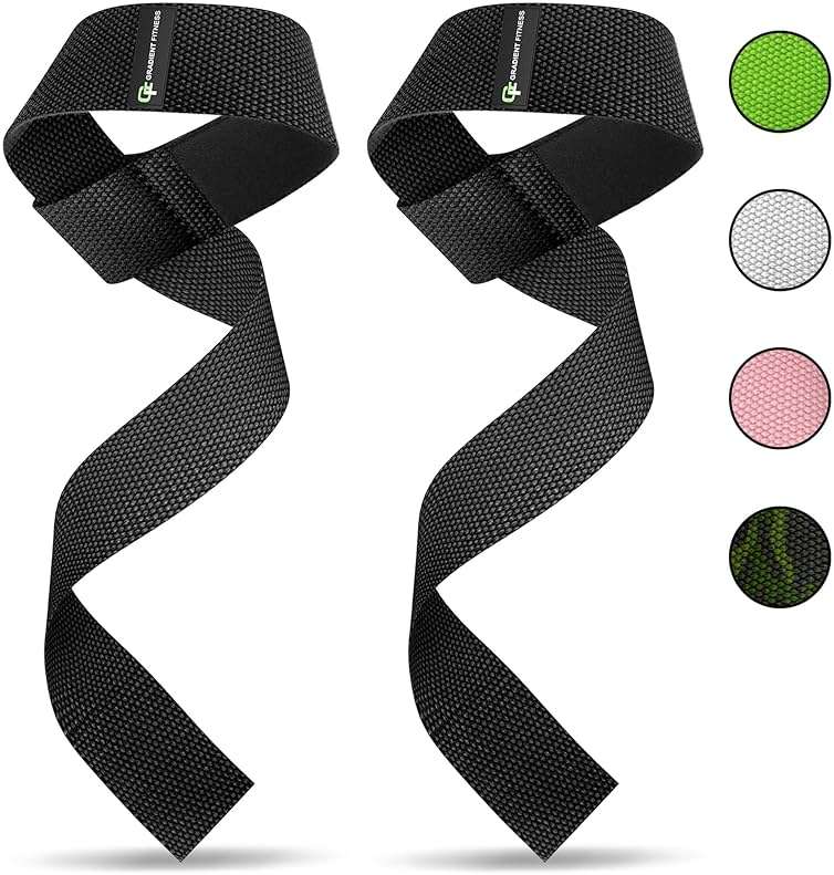 Gradient Fitness Lifting Straps | Wrist Straps for Weightlifting, Deadlift Straps, Lifting Straps for Weightlifting, Straps for Weight Lifting, Weight Lifting Straps for Men/Women, Gym Lifting Grips - Image 1