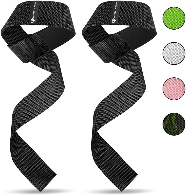 Gradient Fitness Lifting Straps | Wrist Straps for Weightlifting, Deadlift Straps, Lifting Straps for Weightlifting, Straps for Weight Lifting, Weight Lifting Straps for Men/Women, Gym Lifting Grips - Product Image