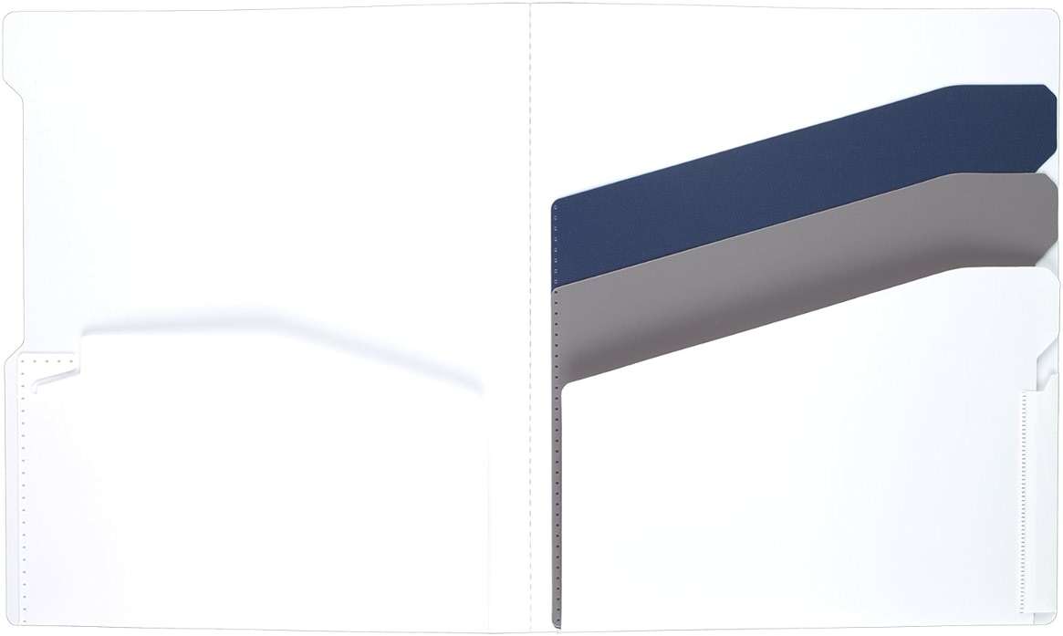 Five Star 4-Pocket Folder, Quick-View, Plastic, Folders with Pockets, Color Selected for You, 1 Count (33168) - Image 32