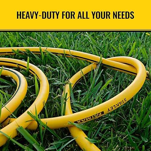 Stanley FATMAX Professional Grade Garden Hose, 100 Feet x 5/8 Inch, Yellow, 500 PSI - Image 7