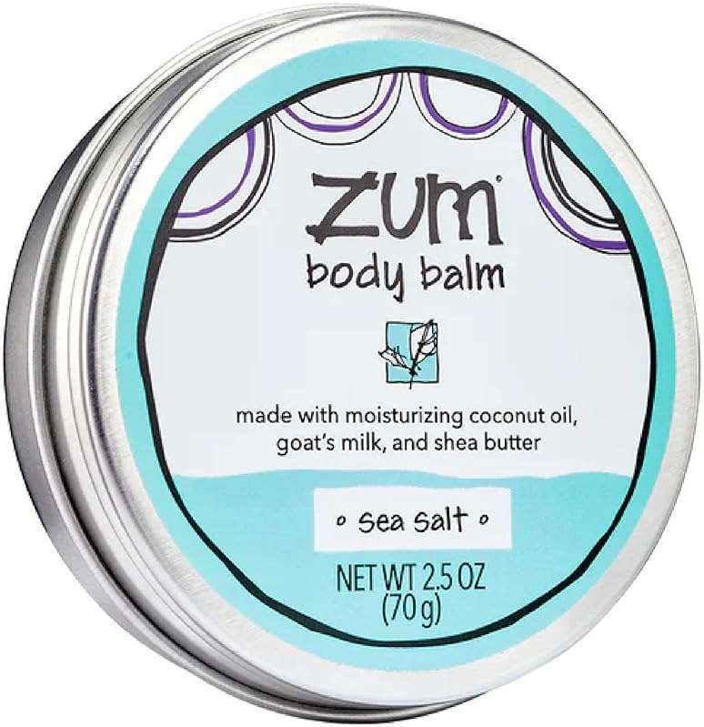 Zum Indigo Wild Body Balm - Body Moisturizer for Women & Men - Includes Goat's Milk, Shea Butter & More - Natural Skin Moisturizer - Sea Salt - 2.5 oz - Image 1