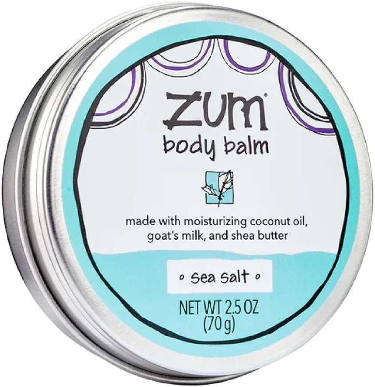 Zum Indigo Wild Body Balm - Body Moisturizer for Women & Men - Includes Goat's Milk, Shea Butter & More - Natural Skin Moisturizer - Sea Salt - 2.5 oz - Product Image