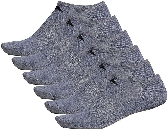 adidas Men's Athletic Cushioned 6-Pack No Show, Socks for Men - Image 7