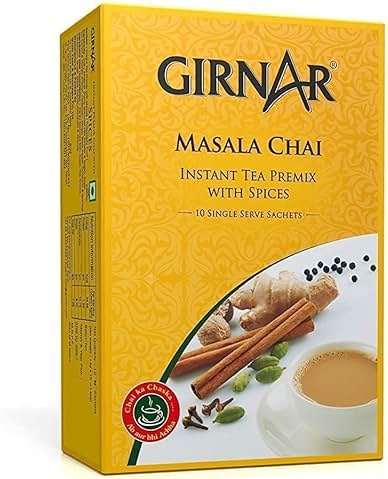 Girnar Instant Chai (Tea) Premix With Masala, 10 Sachet Pack - Product Image