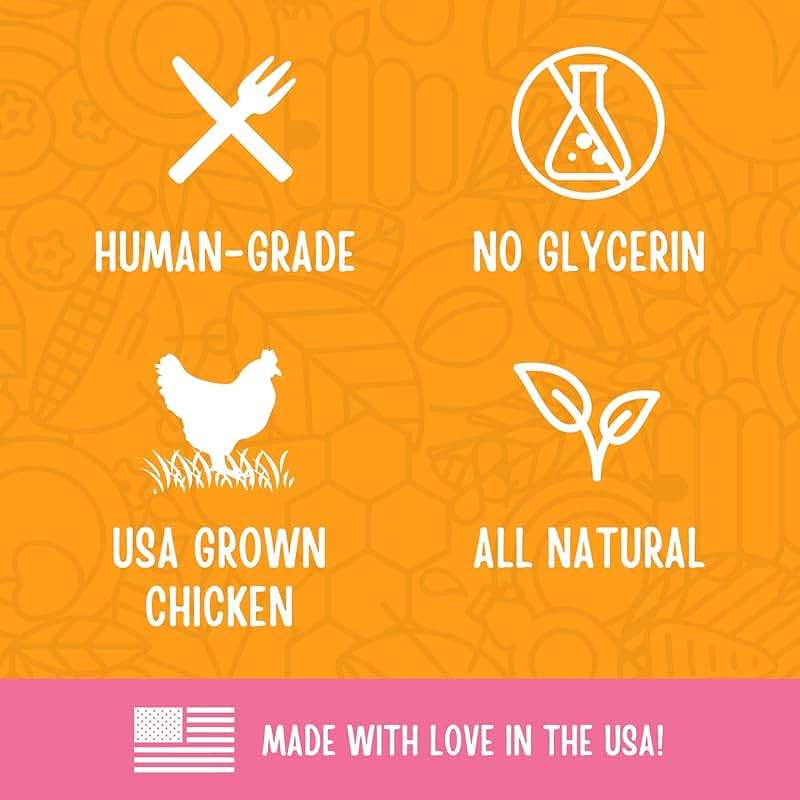 Full Moon Chicken Jerky Healthy All Natural Dog Treats Human Grade For Hip And Joint 12 oz - Image 7