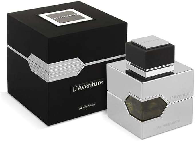 Al Haramain L'Aventure for Men Eau de Parfum Spray, 3.33 Ounce / 100 ml - Image 1