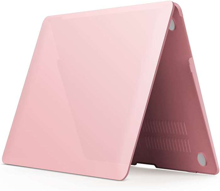 IBENZER Compatible with Old Version MacBook Air 13 Inch Case (2010-2017 Release). Models: A1466 / A1369, Plastic Hard Shell Case with Keyboard Cover for Mac Air 13, Rose Quartz, A1301RQ+1 - Image 5