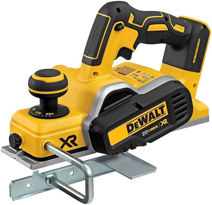 DEWALT 20V MAX Planer, 30,000 Cuts Per Minute, 2 mm Cut Depth, Brushless Motor, Bare Tool Only (DCP580B) - Image 7